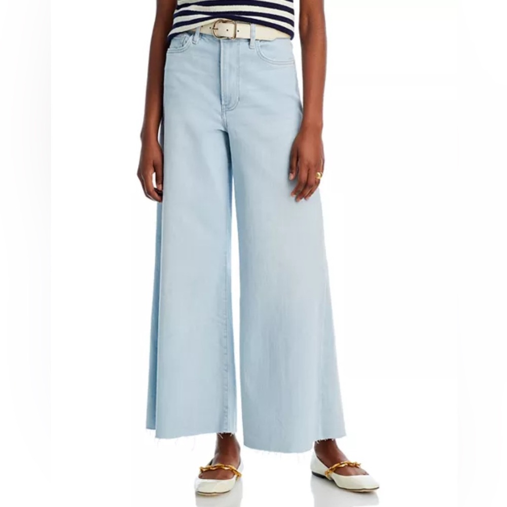 Frame Le Palazzo Crop jeans in Clarity wash